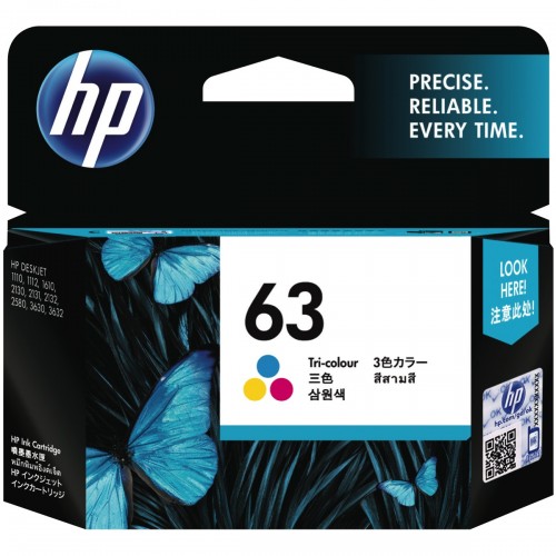 Mực in HP 63 Tri-color Original Ink Cartridge