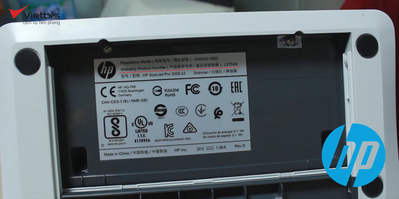 Quy định bảo hành máy scan HP của hãng