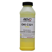 Mực đổ màu vàng Oki C310 Yellow toner bottle
