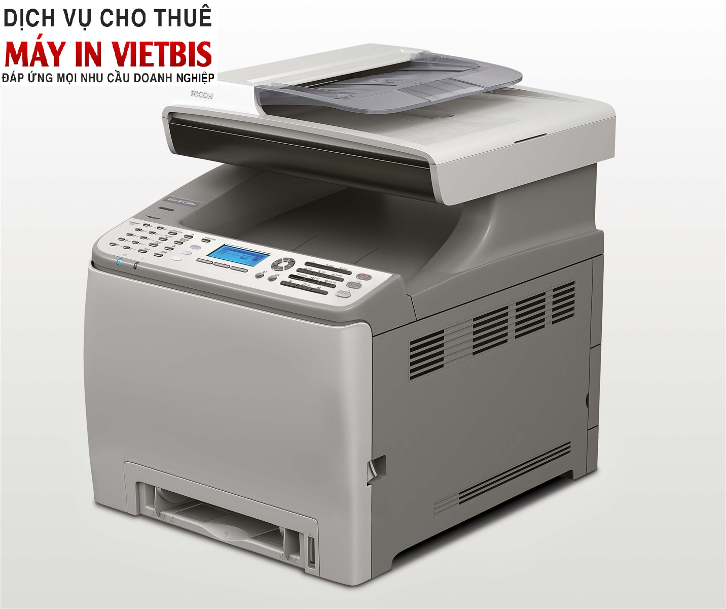 Cho thuê máy in Ricoh SP C240SF đa năng laser màu
