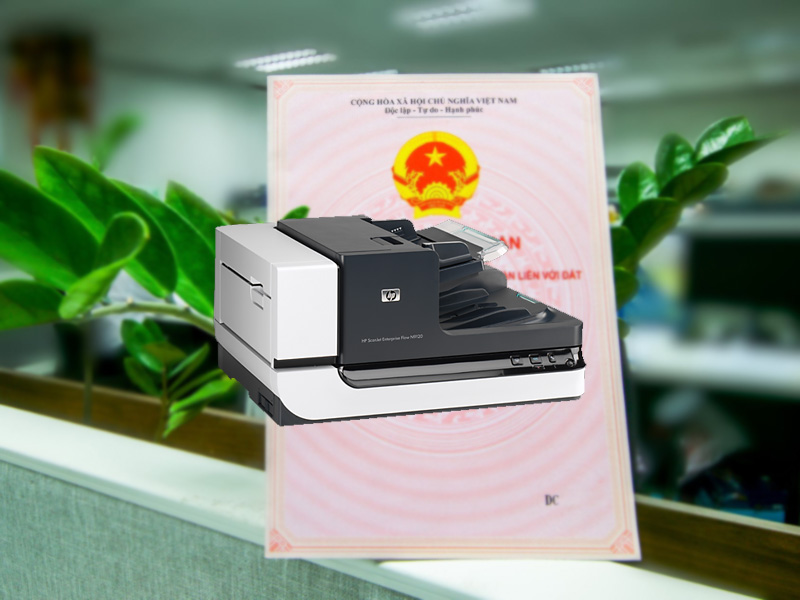 Máy scan HP N9120 – Giải pháp hoàn hảo cho scan sổ đỏ, giấy tờ pháp lý