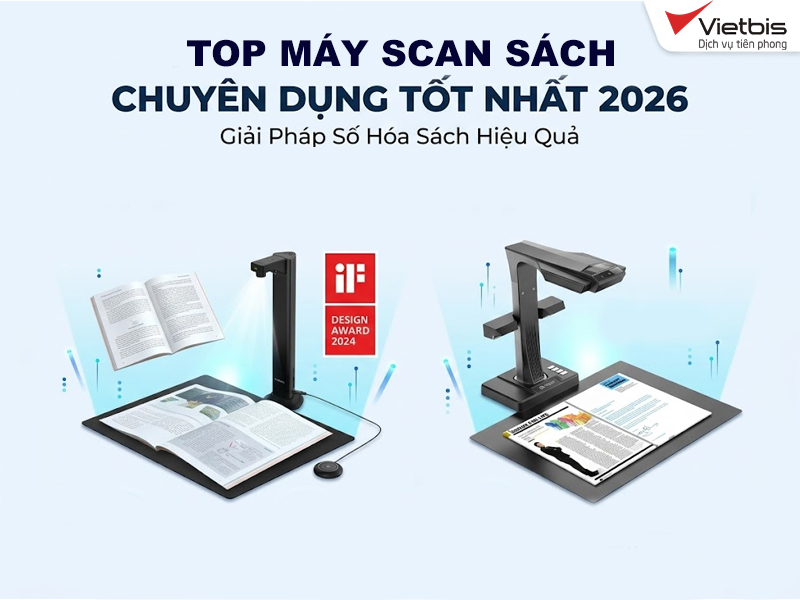 Top máy scan sách chuyên dụng tốt nhất 2026