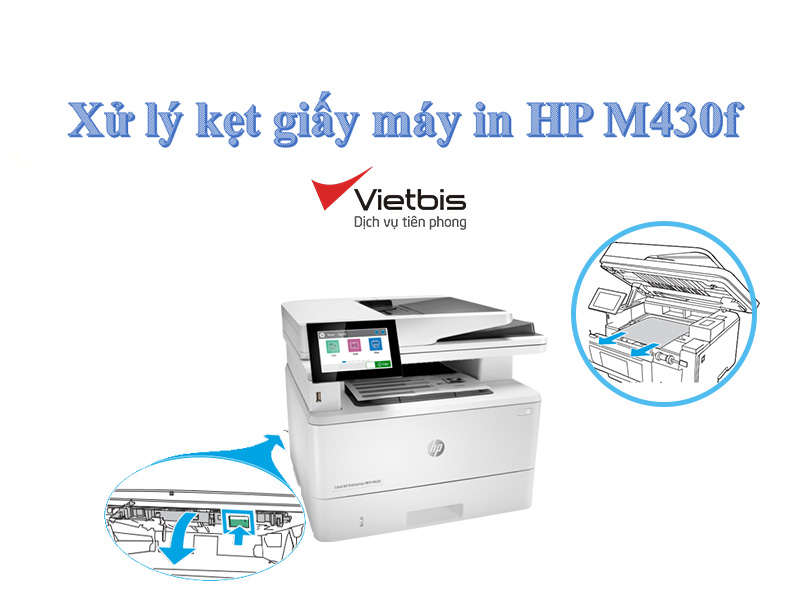 Xử lý kẹt giấy máy in HP M430f