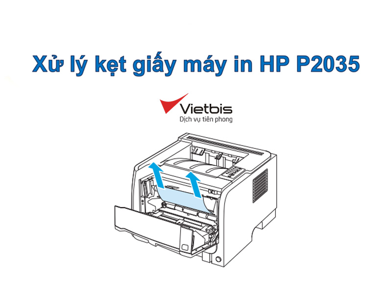 Xử lý kẹt giấy máy in HP P2035