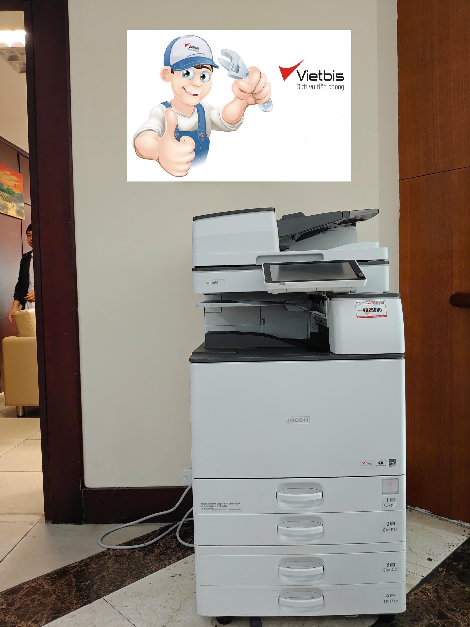 Cho thuê máy Photocopy Ricoh MP 3555