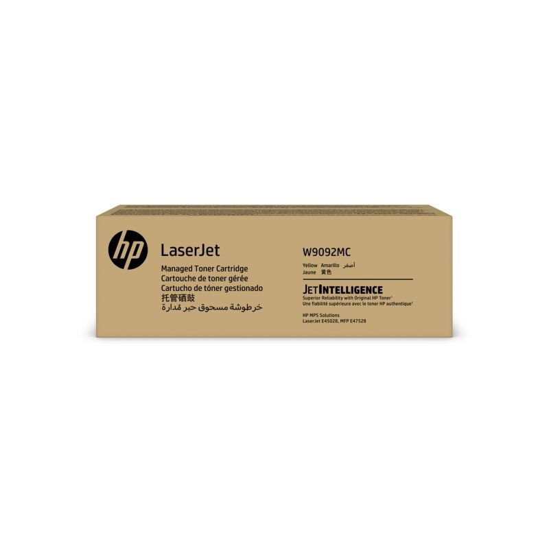 Mực in HP Yellow Managed Original LaserJet Toner Cartridge (W9092MC)