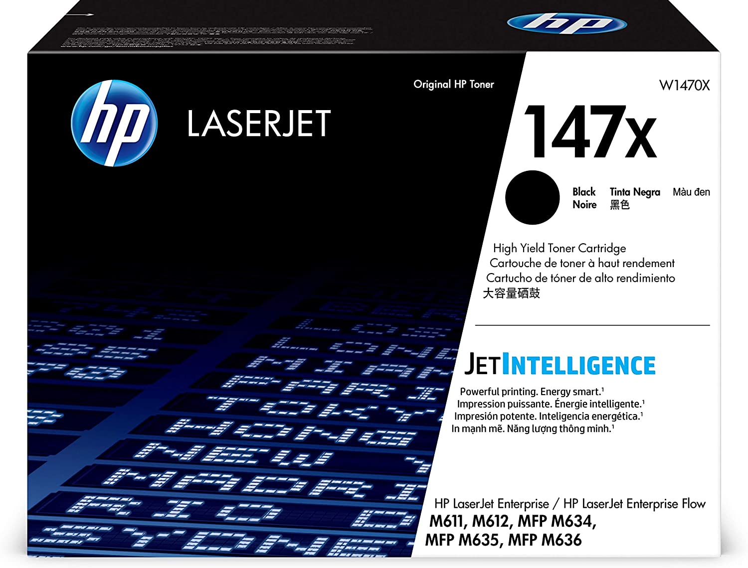 Mực in HP 147X Black Original Laser Toner Cartridge (W1470X)