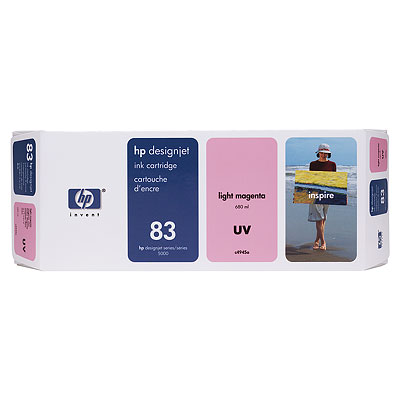 Mực in HP 83 680-ml Light Magenta UV Ink Cartridge (C4945A)