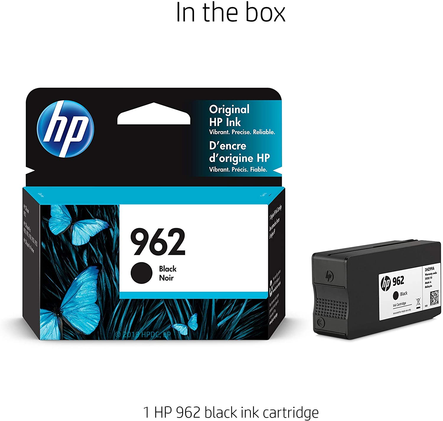 Mực in HP 962 Black Original Ink Cartridge (3HZ99AN)