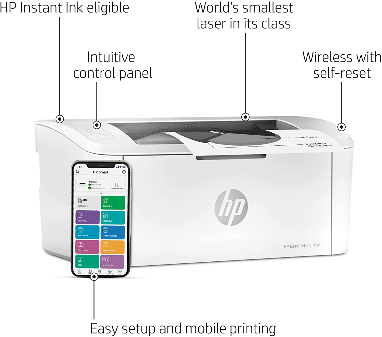 Máy in HP LaserJet M110w (7MD66F)