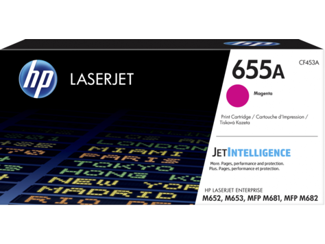 Mực máy in laser màu HP LaserJet Enterprise M653dn/M653x màu đỏ (CF453A)