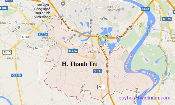 Danh sách tên đường phố Huyện Thanh Trì, Hà Nội