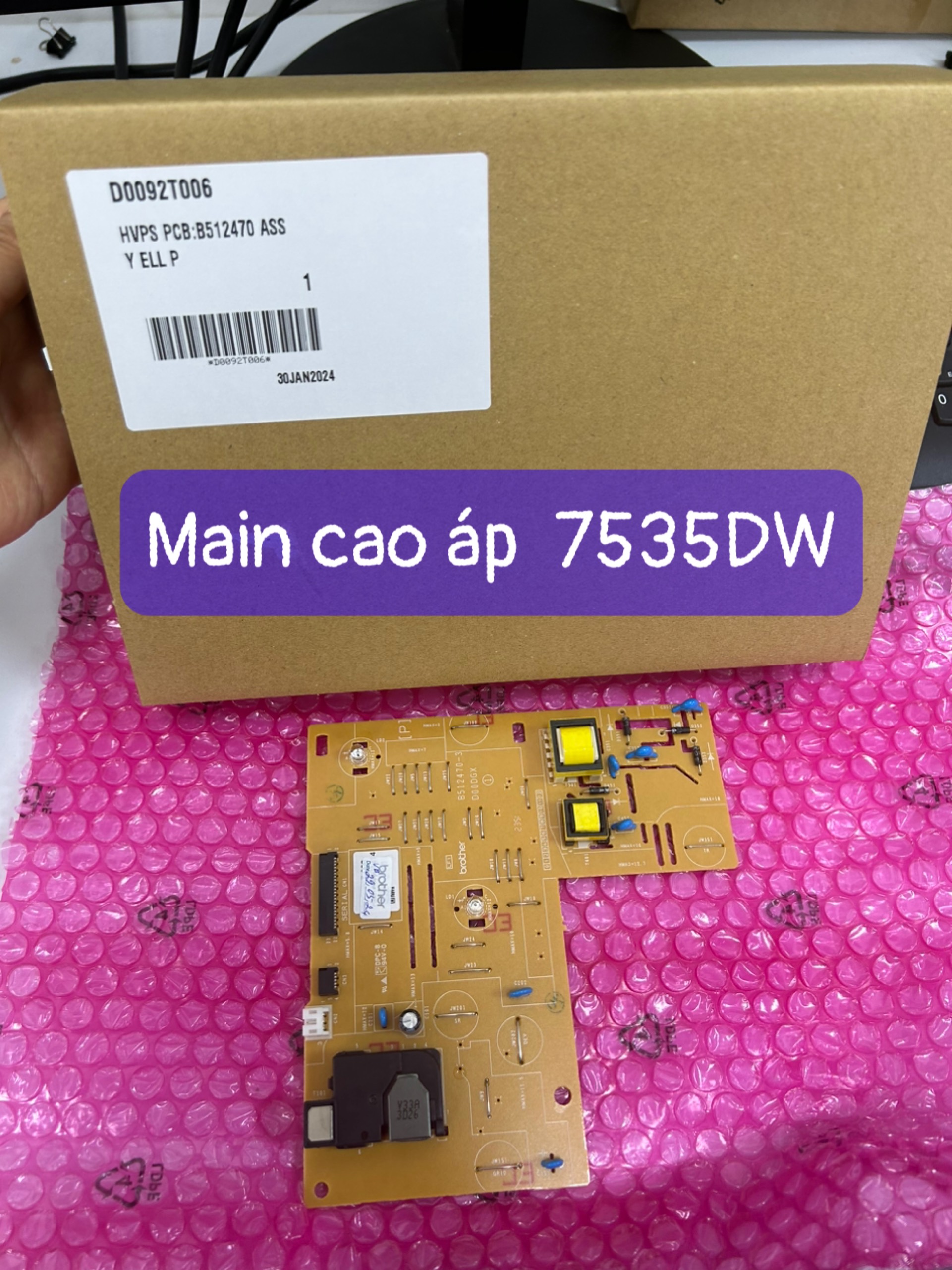 Main cao áp Brother B7535dw PCB
