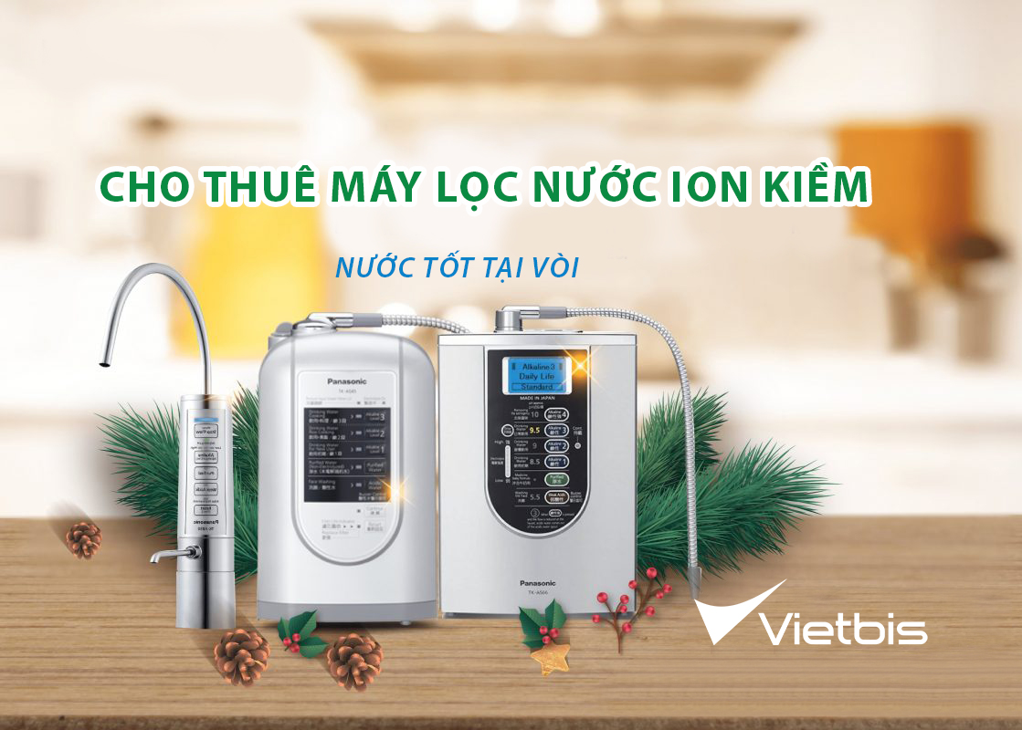 Cho thuê máy lọc nước ion kiềm Panasonic