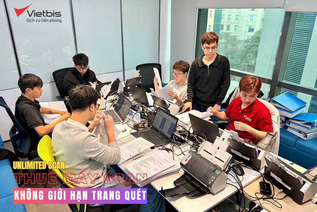 Unlimited scan: Thuê máy scan không giới hạn trang quét
