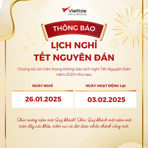 Thông báo nghỉ Tết Nguyên Đán