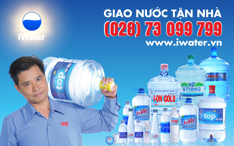 iWater cung cấp dịch vụ giao nước tận nhà khách hàng tại Thành Phố Hồ Chí Minh