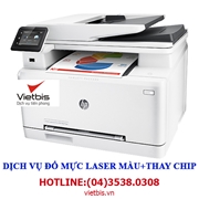 Đổ mực laser màu máy in HP M277
