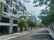 Các tiện ích tiểu khu đô thị mới Vạn Phúc