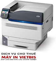 Cho thuê máy in oki c911dn A3 Laser màu