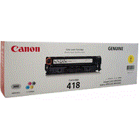Mực in Canon 418 Yellow Toner Cartridge