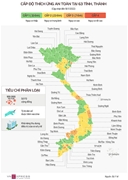 Bản đồ cấp độ dịch bệnh 63 tỉnh thành