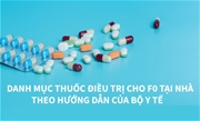 Bộ Y tế: Danh mục thuốc điều trị F0 tại nhà